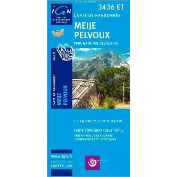 Mapa IGN 3636 ET Meije, Pelvoux, Parc Ecrins 1 Mapa IGN 3636 ET Meije, Pelvoux, Parc Ecrins