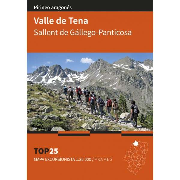 Mapa Valle de Tena 1:25.000 PRAMES 1 tena